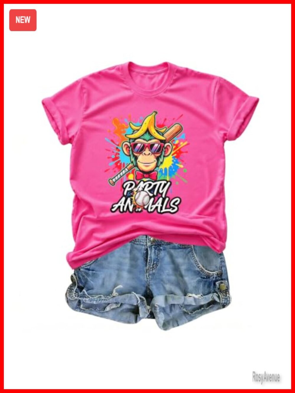 Baseball Shirts Women Game Day Sports Fan Tee Baseball Club Party Shirt